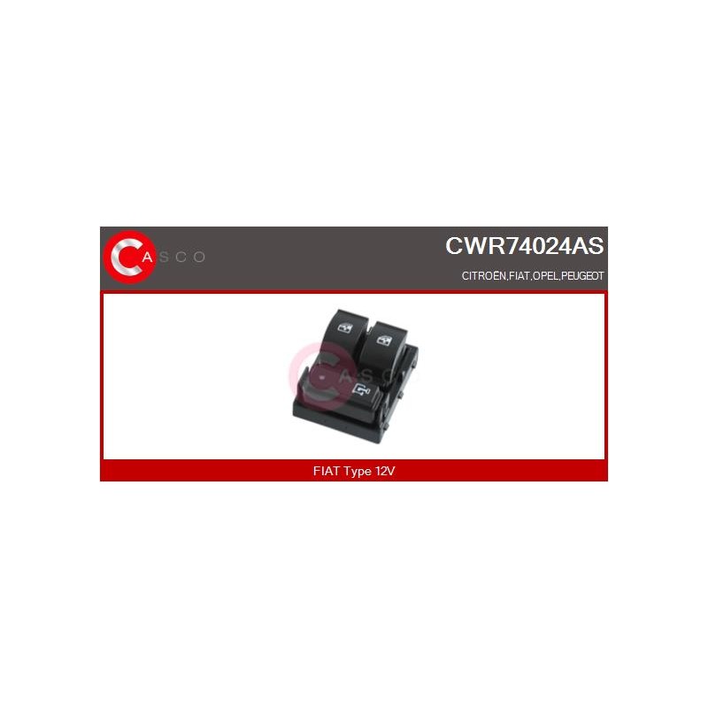 Commande Lève Vitre Pour Peugeot Fiat Citroën 735421713 735487419 735487419_WB