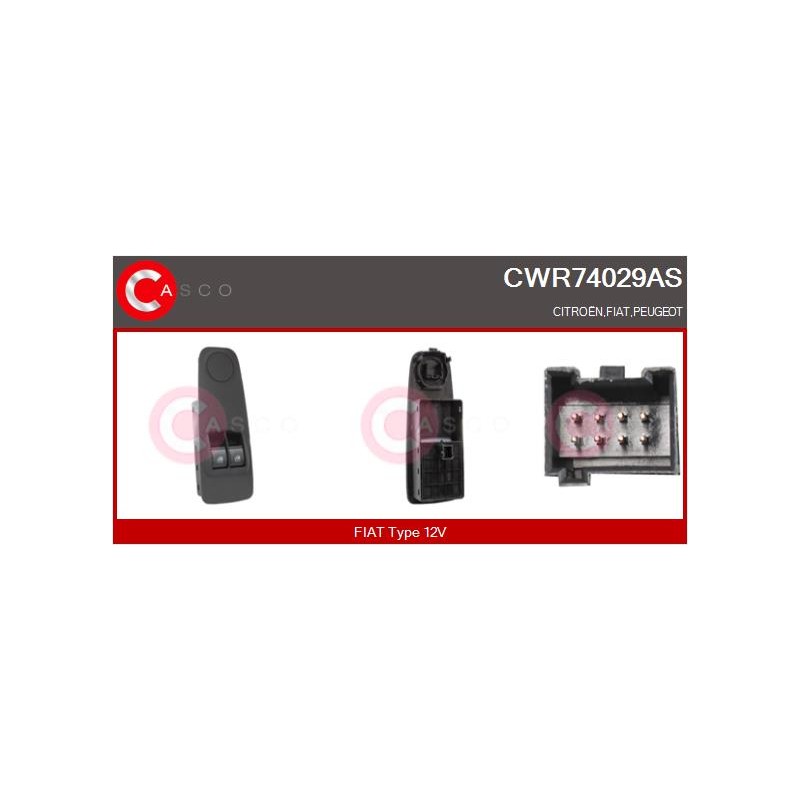 Commande Lève Vitre Pour Peugeot Boxer Fiat Ducato Citroën 735421713 735487419