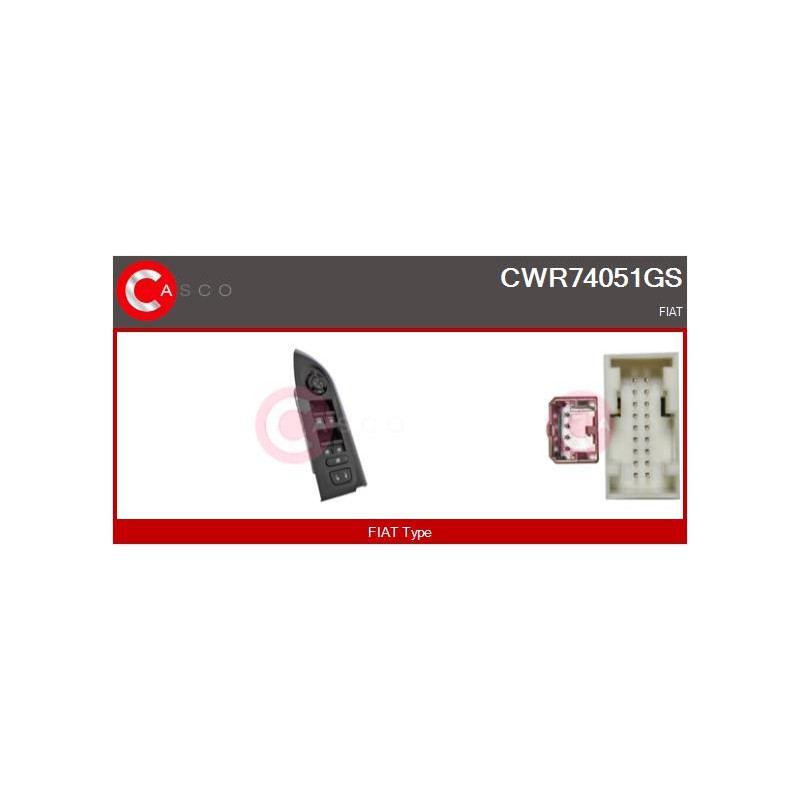 Commande Lève Vitre Pour Fiat 500X 735605689 735633152 735698504