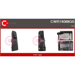 Commande Lève Vitre Pour Fiat Punto 735474651 REM55576