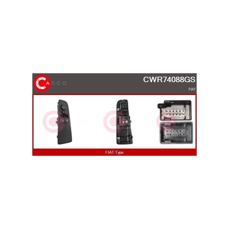 Commande Lève Vitre Pour Fiat Punto 735474651 REM55576