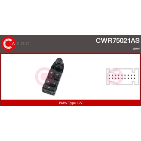 Commande Lève Vitre Pour BMW Série 3 E90 E91 61316970223 61319132082