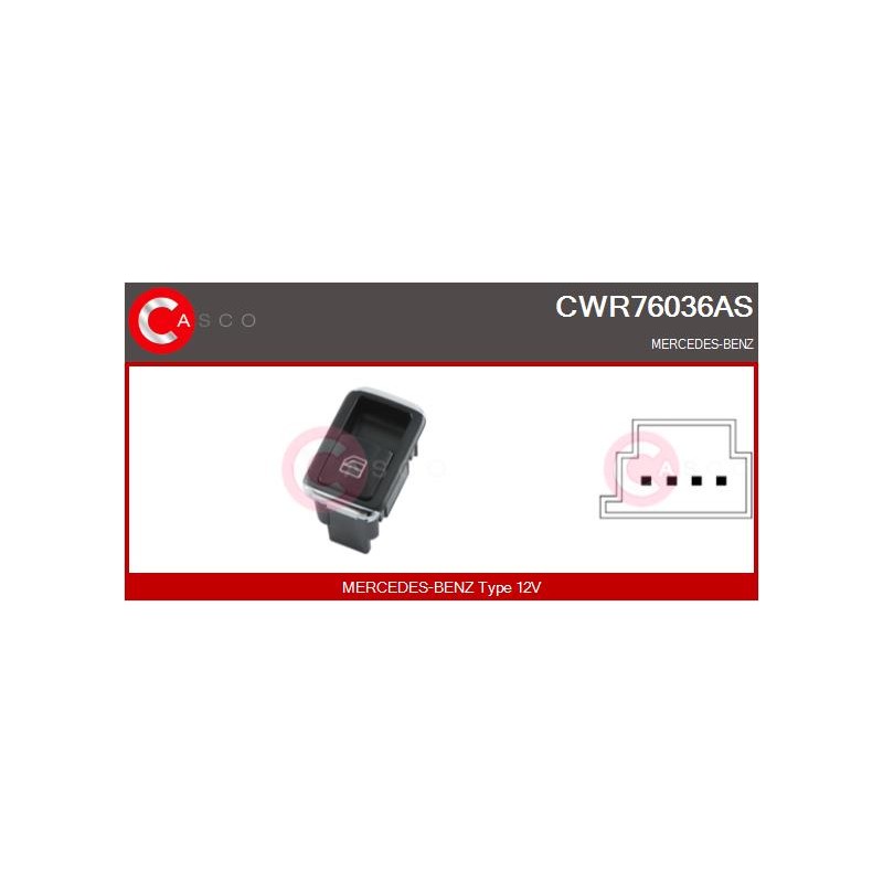 Commande Lève Vitre Pour MERCEDES Classe C T-Model E GLK