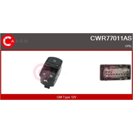 Commande Lève Vitre Pour Opel Corsa D