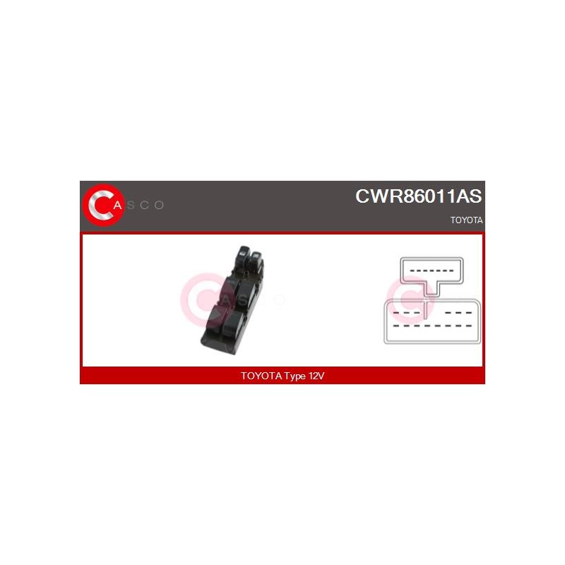 Commande Lève Vitre Pour Toyota Land Cruiser 100 84820-60130 8482060130