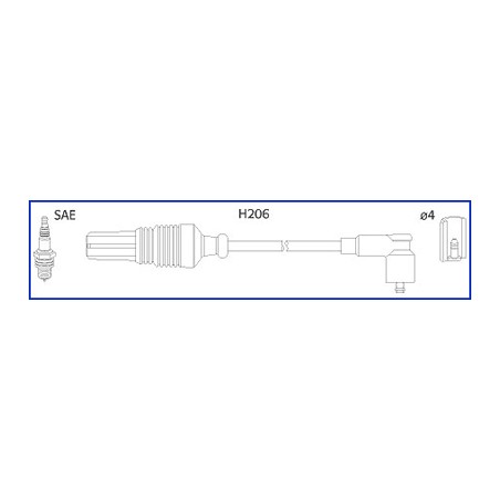 Faisceau D'Allumage Pour Peugeot 106 I II 205 206 306 Partner Citroën AX