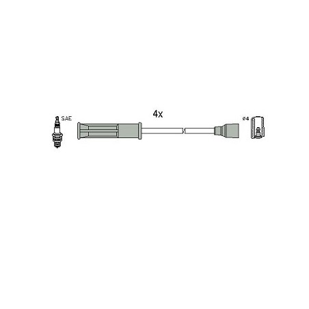 Faisceau D'Allumage Pour Renault Clio II Kangoo Logan I Megane Scenic Sandero