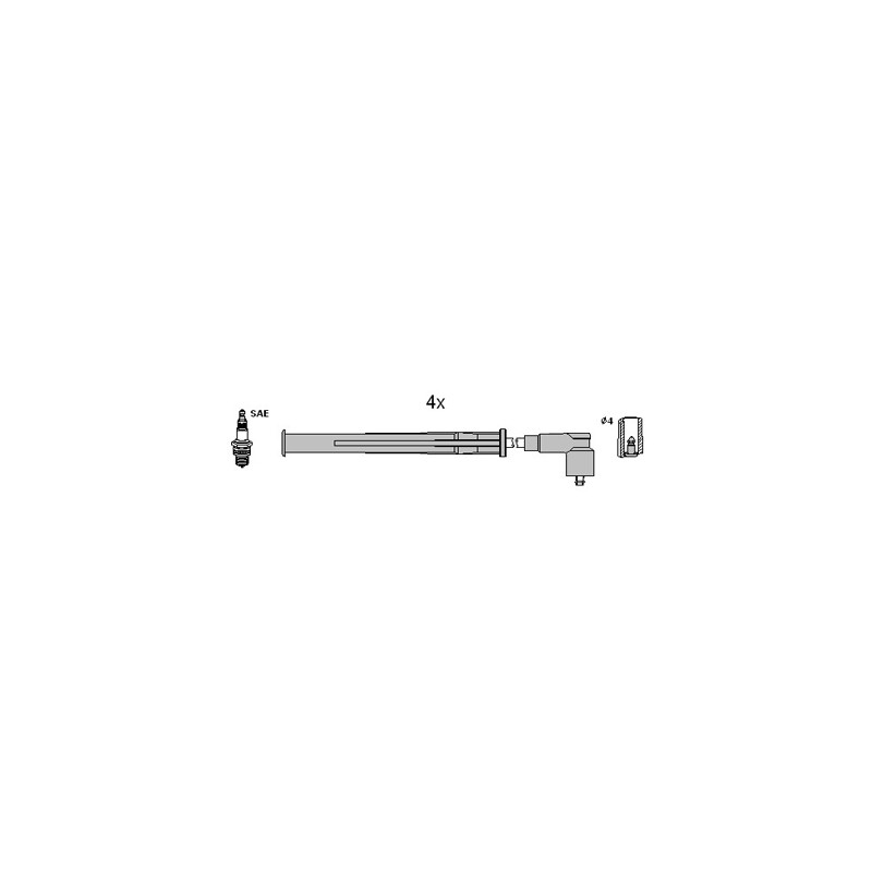 Faisceau D'Allumage Pour Renault Clio II Kangoo Twingo I Nissan Kubistar