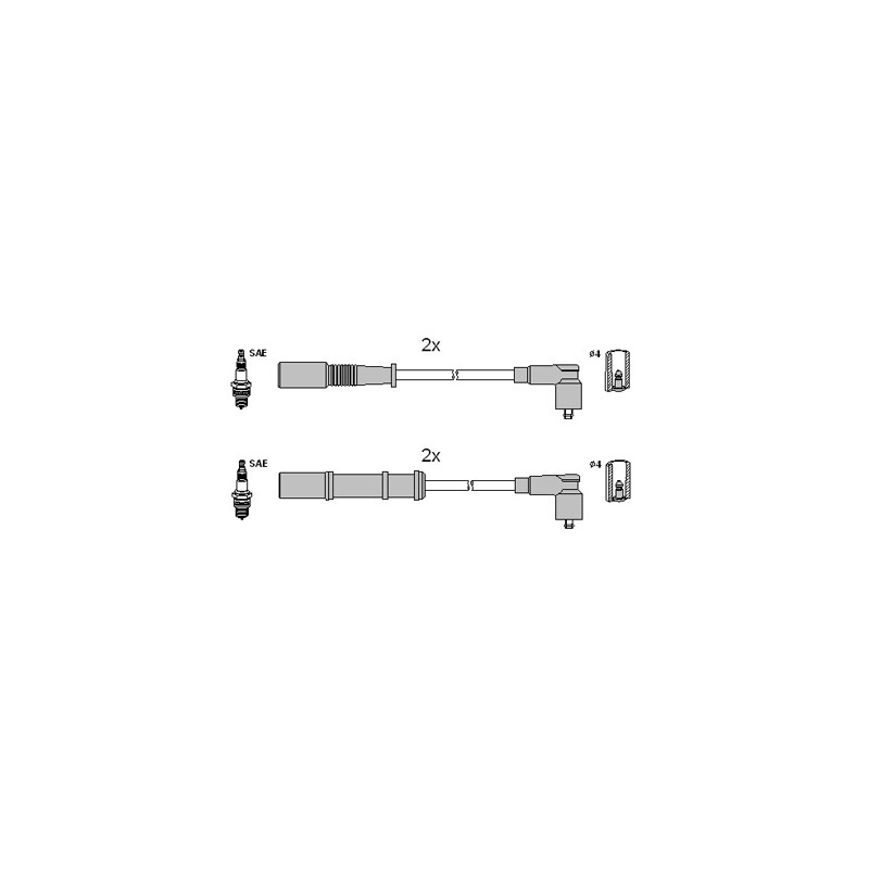 Faisceau D'Allumage Pour Fiat Ford Lancia Musa 55195775 1535417 55195776 1535419