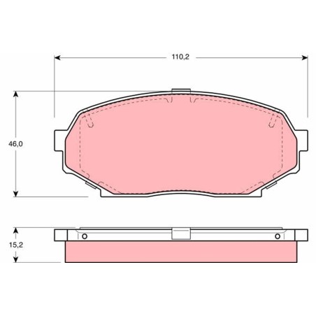 Plaquettes De Frein Avant Pour Mazda MX-5 I NAZ03328Z SAY13323Z