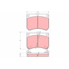 Plaquettes De Frein Avant Pour Ford Asia/Oceania Ford USA Mazda B0YW3323ZA