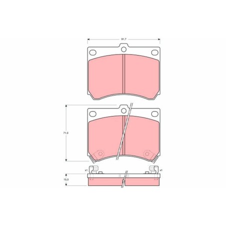 Plaquettes De Frein Avant Pour Ford Asia/Oceania Ford USA Mazda B0YW3323ZA