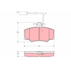 Plaquettes De Frein Avant Pour Alfa Romeo 33