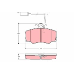 Plaquettes De Frein Avant Pour Alfa Romeo 33