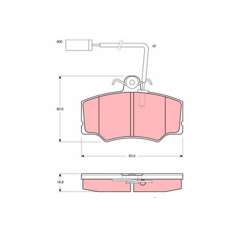 Plaquettes De Frein Avant Pour Alfa Romeo 33