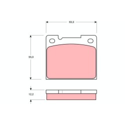 Plaquettes De Frein Arrière Pour Volvo 240 Kombi 260 740 780 850 940 II 271668