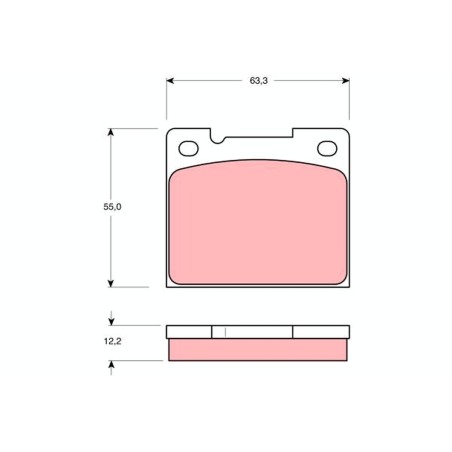 Plaquettes De Frein Arrière Pour Volvo 240 Kombi 260 740 780 850 940 II 271668