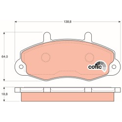 Plaquettes De Frein Avant Pour Ford Transit 5028763 6197738 6965579 7018202