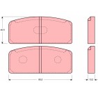 Plaquettes De Frein Arrière Pour Renault 8 10 7701340998