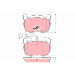 Plaquettes De Frein Avant Pour Carbodies FX Fairway Land Rover Station Wagon