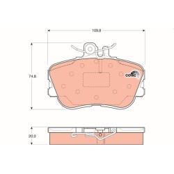 Plaquettes De Frein Avant Pour MERCEDES Classe C T-Model