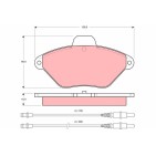 Plaquettes De Frein Avant Pour Citroën Xantia 425113 425157 425292 95667787