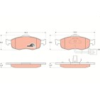 Plaquettes De Frein Avant Pour Ford Cougar Mondeo I II Scorpio Transit Ford USA