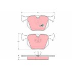 Plaquettes De Frein Arrière Pour BMW Maserati Wiesmann 2227326 370200042