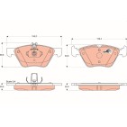 Plaquettes De Frein Avant Pour Chrysler Crossfire Roadster MERCEDES Classe E
