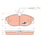 Plaquettes De Frein Avant Pour Peugeot 306 Citroën Xsara ZX