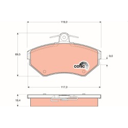 Plaquettes De Frein Avant Pour VW Passat Audi A4 8E0698151A 8E0698151N 8E0698151