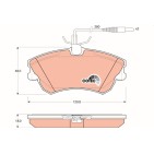 Plaquettes De Frein Avant Pour Renault Espace III 6025315867 6025370398