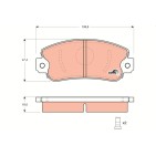 Plaquettes De Frein Avant Pour Seat Fiat Autobianchi Daihatsu SE22165081A 791906