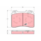 Plaquettes De Frein Avant Pour MERCEDES Cabriolet Classe E T-Model
