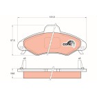 Plaquettes De Frein Avant Pour Ford Escort V VI Orion III 97AG-2K021-BA