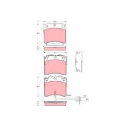 Plaquettes De Frein Avant Pour VW California T4 Transporter IV 7D0698151C