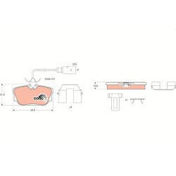 Plaquettes De Frein Arrière Pour VW California T4 Sharan 7D0698451C 7D0698451G