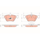 Plaquettes De Frein Avant Pour BMW Série 3 E46 5 E39 34116761278 34116761280