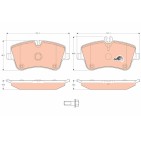 Plaquettes De Frein Avant Pour MERCEDES Classe C CLC T-Model CLK SLK