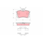 Plaquettes De Frein Arrière Pour VW Bora Audi Seat Skoda 1J0698451C 1J0698451G