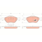 Plaquettes De Frein Avant Pour Ford Ford USA Mazda 1359884 DDY23328Z9C 1521328