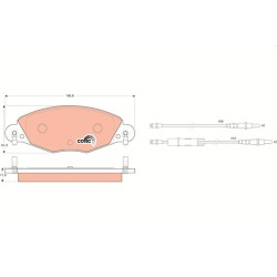 Plaquettes De Frein Avant Pour Citroën C5 I II 425216 425249 425289 E172230