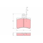 Plaquettes De Frein Avant Pour Citroën AMI GS GX2532601A GX2532602A