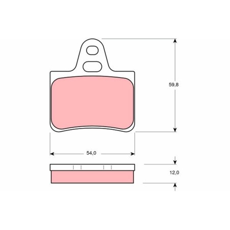 Plaquettes De Frein Arrière Pour Citroën GS 95574308 95650996 GX2526802B