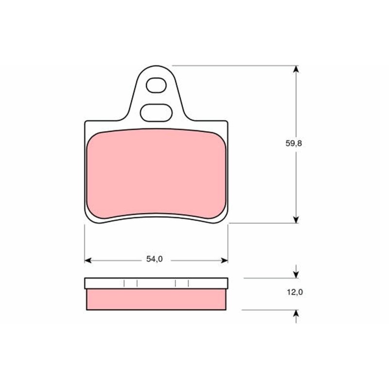 Plaquettes De Frein Arrière Pour Citroën GS 95574308 95650996 GX2526802B