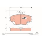 Plaquettes De Frein Avant Pour Renault 19 I II 21 Super 5 Twingo Dacia Sandero