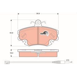 Plaquettes De Frein Avant Pour Renault 19 I II 21 Super 5 Twingo Dacia Sandero