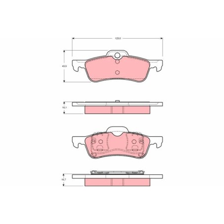 Plaquettes De Frein Arrière Pour Mini Mini 1503077 34211503077