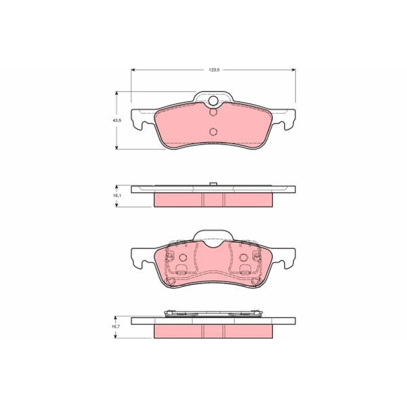 Plaquettes De Frein Arrière Pour Mini Mini 1503077 34211503077