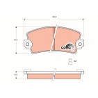 Plaquettes De Frein Avant Pour Peugeot Renault 12 Dacia Fiat 424567 6025071188